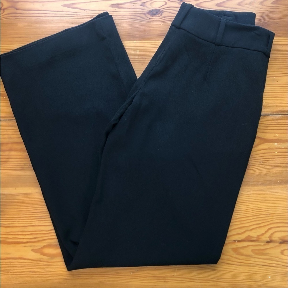 Armani Collezioni Black Women's Wide-Leg Trousers